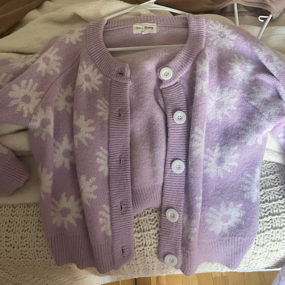 2000s purple sweater